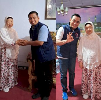 Blusukan di Bacukiki Barat, Pasangan TSM-MO Peroleh Restu dari Tokoh Keluarga Besar Bacukiki