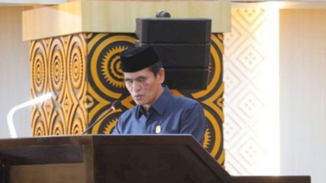 Juru Bicara Fraksi Amanat Nasional (PAN) DPRD Kota Makassar, Hamzah Hamid. (Foto: Istimewa)