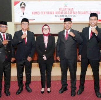 7 Komisioner KPID Sulsel Resmi Dilantik, Dari Latar Belakang Jurnalis Hingga Eks Aktivis Prodem