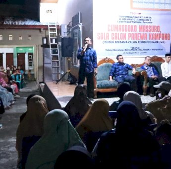 ‘Duduk Bersama Calon Pemimpin Kampung’, Inisiasi Tasolamo Dukung Tasming-Hermanto