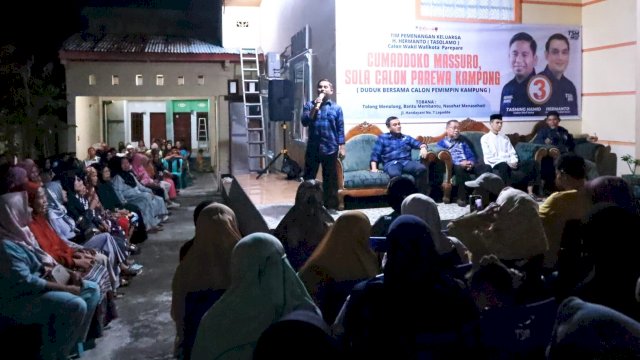 Ket : Paslon TSM-MO saat hadiri kegiatan yang diinisiasi Tasolamo di Lapadde