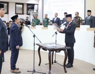 Irwan Rusfiady Adnan Resmi Dilantik sebagai Pj Sekda Kota Makassar