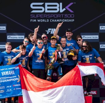 Aldi Satya Mahendra Torehkan Sejarah Juara Dunia, Merah Putih Yamaha Semakin di Depan