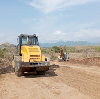 Perintisan dan Pelebaran Jalan Program TMMD ke-122 Kodim 1425 Jeneponto Hampir Rampung