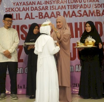Hadiri Wisudah SDIT Ulil Al-Baab, Indah : Menghafal Alquran Butuh istiqamah