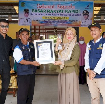 Pasar Kapidi Luwu Utara Juara I Nasional PPABK