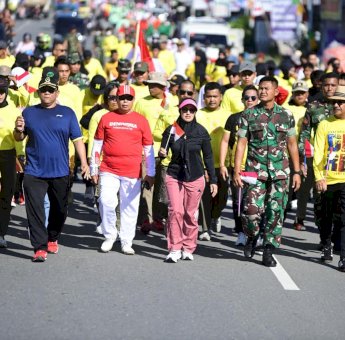 Indah Buka Rangkaian Peringatan HUT ke-79 RI Ada 18 Klomba Di Luwu Utara