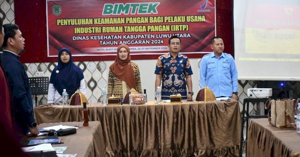 Dinkes Gelar Bimtek Keamanan Pangan Bagi Pelaku Usaha IRTP