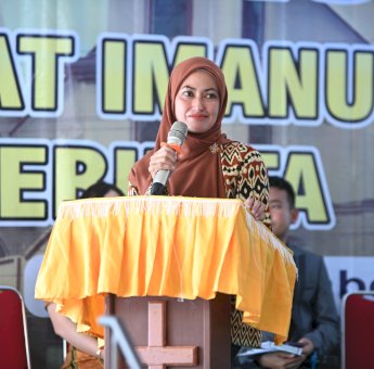 Indah Putri Indriani Resmikan Gereja Toraja Immanuel Baebunta