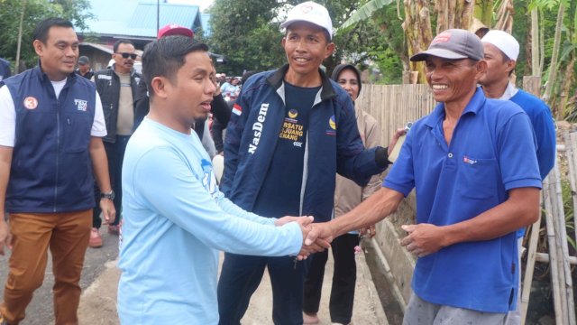 Ket : Tasming-Hermanto saat Blusukan di Wattang Bacukiki