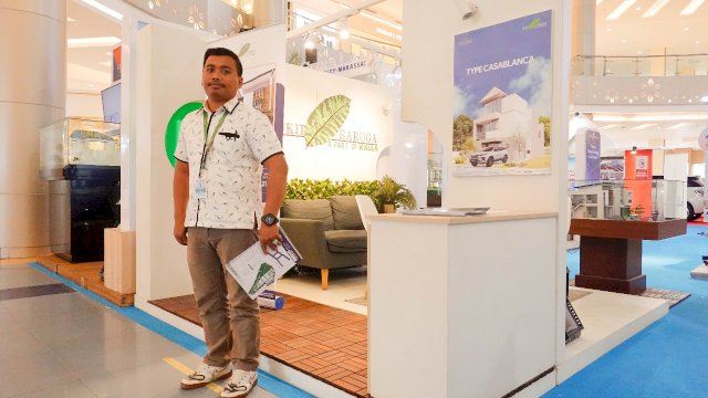 Bukit Baruga hadir memberikan penawaran promo menarik di Pameran REI yang berlangsung di Main Atrium TSM Makassar. (Dok. Bukit Baruga Makassar)