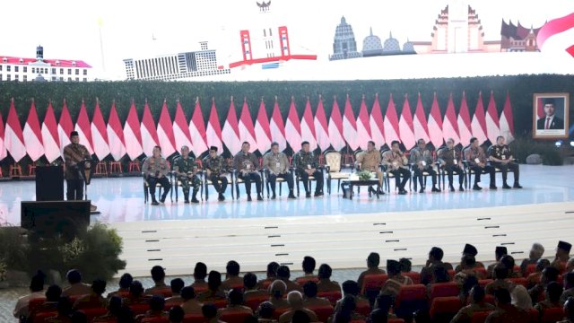 Rapat Kordinasi Nasional Pemerintah 2024 di Sentul International Convention Centre (SICC), Kamis (7/11/2024) yang dibuka langsung Presiden RI, Prabowo Subianto.