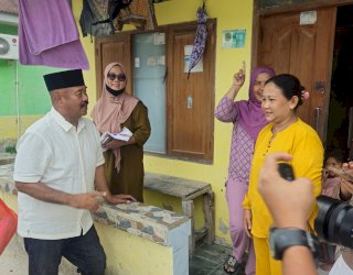 Edi Damansyah Blusukan Ditengah Hujan, Tegaskan Komitmen untuk Warga Muara Badak