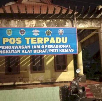Atur Jam Opersional Kendaraan Alat Berat, Dishub Kutim Siagakan 2 Pos Penjagaan