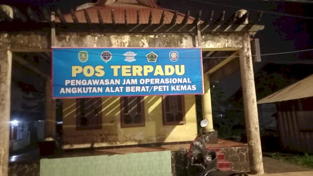 Dishub Kutai Timur (Kutim) mensiagakan pos penjagaan yang akan mengatur jam operasional angkutan alat berat yang masuk ke Kota Sangatta.