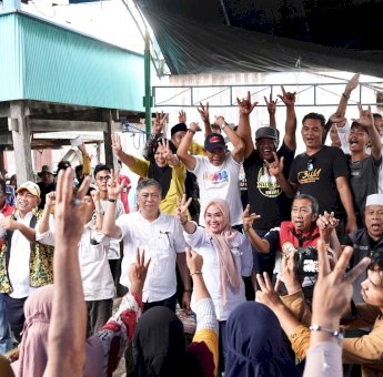 Warga Dusun Lempomajang Sambut Antusias Kehadiran Andi Ina-Abustan, Yakin Bawa Perubahan untuk Barru