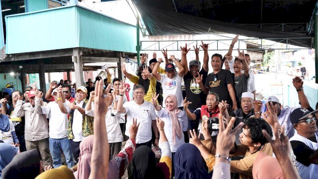 Ket: Andi Ina-Abustan saat kampanye di Dusun Lempomajang