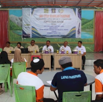 Demi Hak dan Kesadaran Hukum, Lapas IIA Parepare Gelar Penyuluhan bagi Tahanan