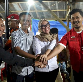Idaman dan Macora Gabung INIMIBARRU, Dukungan Besar untuk Andi Ina-Abustan di Pilkada Barru