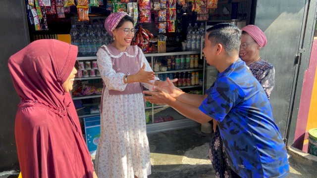 Ket: Calon Wali Kota Parepare, Tasming Hamid Blusukan di Lompoe