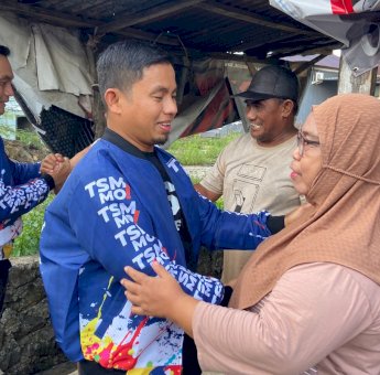 Dikenal Sederhana dan Merakyat, Tasming-Hermanto Disambut Hangat Warga Lapadde
