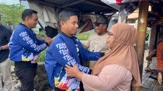 Ket: Paslon Nomor Urut 3 TSM-MO saat blusukan di Lapadde