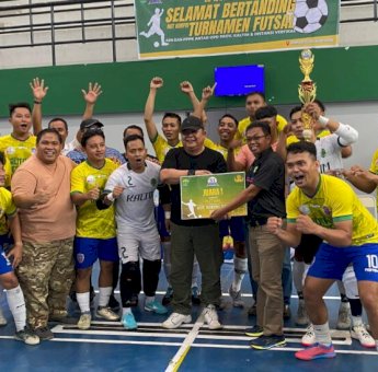 Turnamen Futsal HUT Korpri Sukses, Dispora Kaltim Siapkan Tim Futsal untuk Porprov