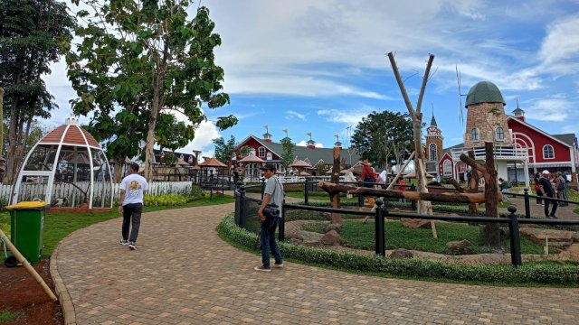 Cimory Dairyland Gowa kini melalui tahap trial opening atau uji coba sebelum dibuka untuk masyarakat umum pada Januari 2025 mendatang. (Dok. Chaerani/Republiknews.co.id)