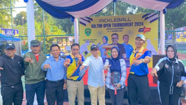 pembukaan Turnamen Kaltim Open Tournament Pickleball 2024. (Dok.Republiknews.co.id/Nr)