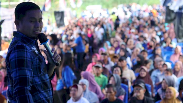 Ket: Calon Wali Kota dan Wakil Wali Kota Parepare, Tasming Hamid dan Hermato di Lembah Harapan