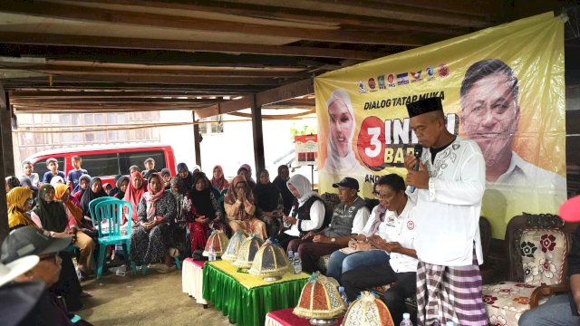 Ket: Andi Ina Kartika Sari Kampanye di Siddo
