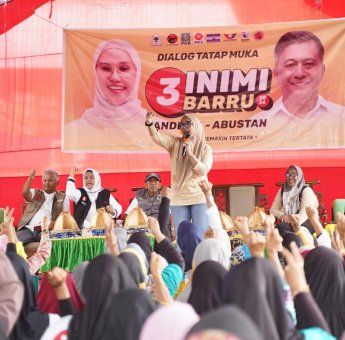 Kampanye di Mallusetasi, Andi Ina Tegaskan Komitmen pada Pendidikan dan Peran Barru sebagai Penyangga IKN