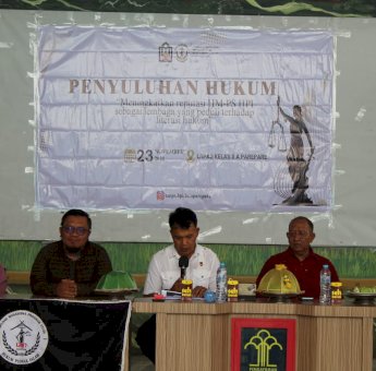 Lapas IIA Parepare Berikan Penyuluhan Hukum Gratis bagi Warga Binaan