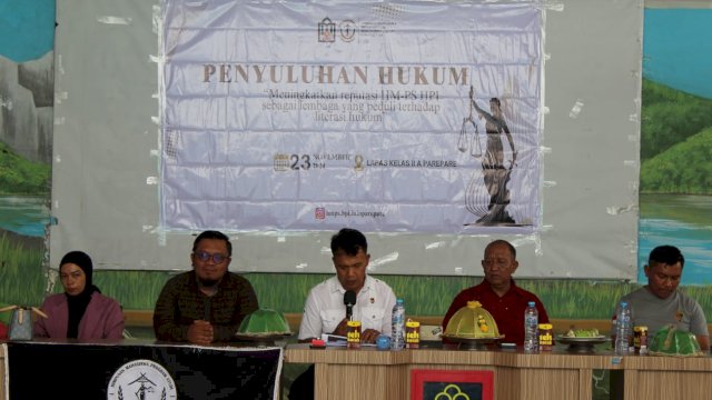 Ket: Kegiatan Penyuluhan Hukum Gratis di Lapas Kelas IIA Parepare