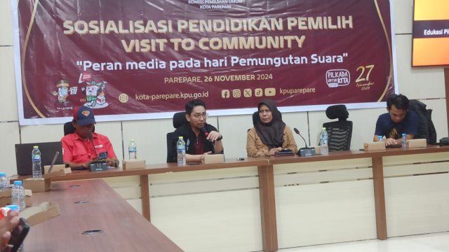 Ket: Kegiatan KPU Parepare