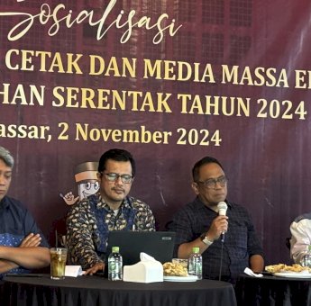 KPU Sulsel Sosialisasikan Tahapan Kampanye Media di Pilkada 2024, Imbau Hindari Black Campaign