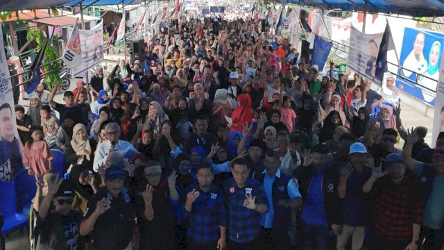 Ket: Kampanye Tatap Mula Tasming-Hermanto di Ujung Lare