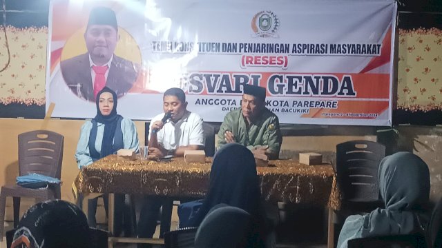 Ket: Anggota Komisi III DPRD Parepare, Jusvari Genda
