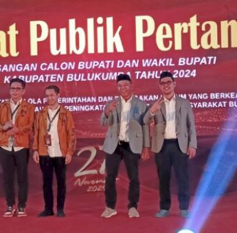 Debat Perdana Pilkada Bulukumba 2024, Andi Utta-Edy Manaf Kuasai Materi Infrastruktur