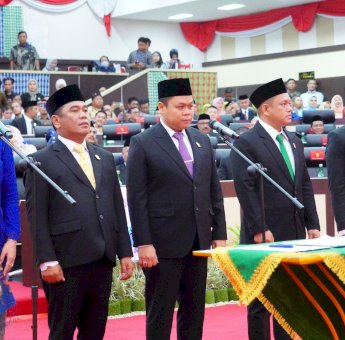 Resmi Dilantik, Ini Komposisi Pimpinan Definitif DPRD Sulsel Periode 2024-2029