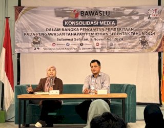 Perkuat Pengawasan Pilkada 2024 di Sulsel, Bawaslu Dorong Media Terlibat Aktif dalam Tahapan
