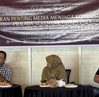 Jaga Kondusifitas Pilkada 2024, KPU Sulsel Ajak Media Ambil Peran dalam Pemberitaan