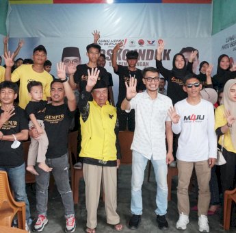 Gelar Deklarasi, Milenial Gempur Siap Menangkan Fauzi-Ajie di Pilkada Lutra 2024