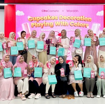 Citra Cosmetic dan Wardah Ajak Pelanggan Berkarya di Acara Cupcakes Decoration