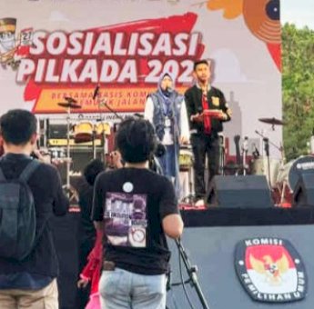 Gandeng Komunitas Pemusik Jalanan, KPU Sulsel Genjot Sosialisasi Ajakan Memilih di Pilkada 2024