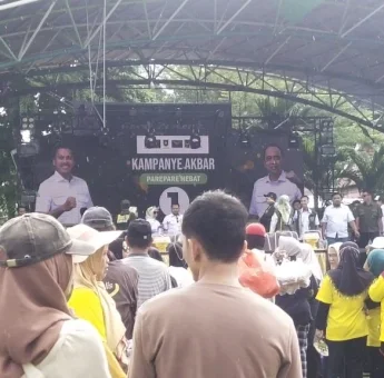 Antusiasme Warga Parepare Hadiri Kampanye Akbar ANH-TQ