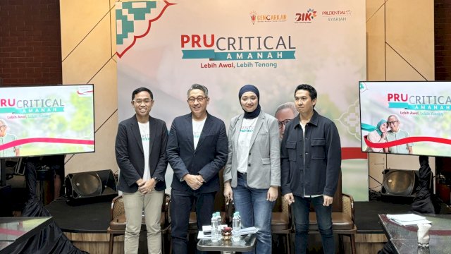 PT Prudential Sharia Life Assurance (Prudential Syariah) memperkenalkan produk teranyarnya yakni PRUCritical Amanah di Kota Makassar, Jumat (22/11/2024). (Foto: Istimewa)