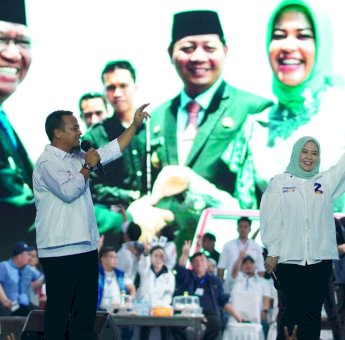 Di Kampanye Akbar, Andalan Hati Ajak Pendukung Jaga Ketertiban di Masa Tenang