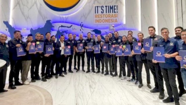 DPW Partai NasDem Sulawesi Selatan menunjukkan keperkasaannya di Pilkada Serentak 2024 dengan memenangkan 16 kandidat usungannya. (Foto: Istimewa)