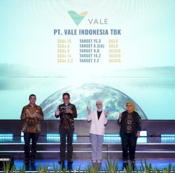 Komitmen dalam Penerapan SDGs, PT Vale Raih Lima Penghargaan Indonesia Sustainable Development Goals 2024